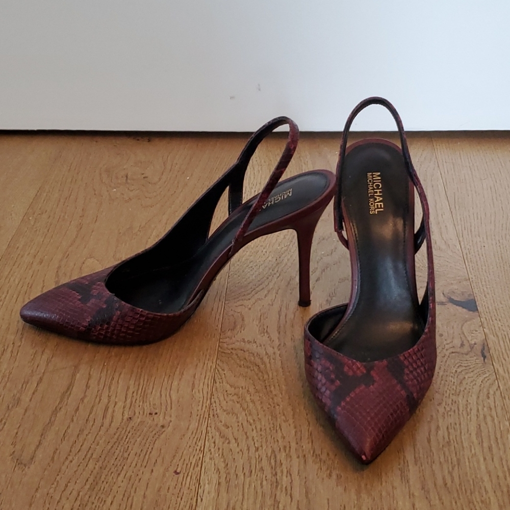 Michael Kors Snake Slingbacks - image 1